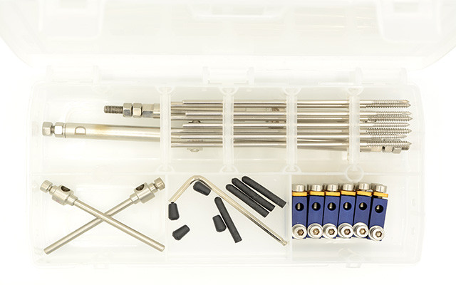 Kit fissatore esterno dinamizzabile