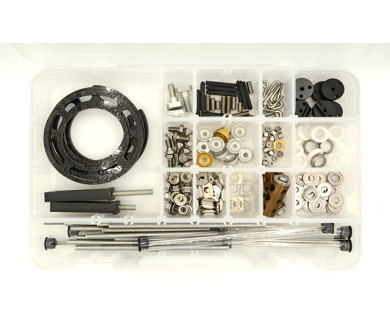 Mini hybrid radiolucent external fixator kit