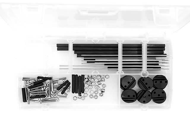 Kit fissatore lineare mini radiotrasparente