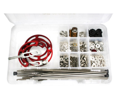 Mini hybrid aluminum external fixator kit