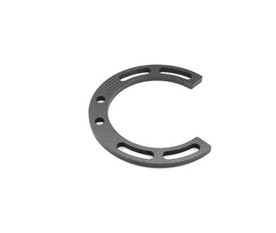 Anello in carbonio - Diametro - 54 mm, Spessore - 3 mm, Forma - 360° - Componente per fissatore esterno in titanio, chirurgia
