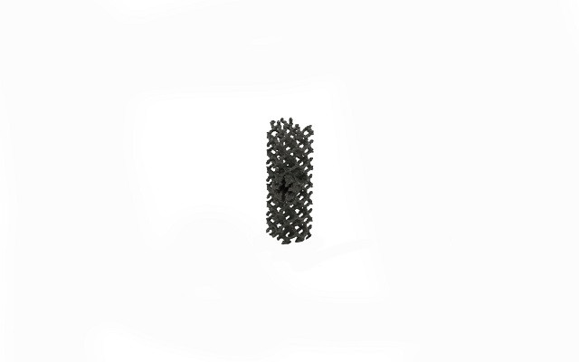 Titanium porous cylinder